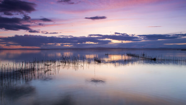 Wallpaper Nature, Body, Mobile, White, Desktop, Sky, Calm, Black, Water, Clouds, Under, Blue