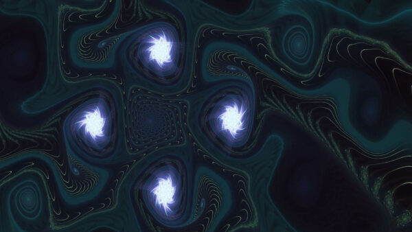 Wallpaper Stars, Trippy, Fractal, Dark, Patterns