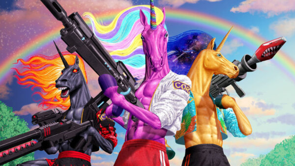 Wallpaper Background, Unicorn, Sky, Fortnite, Rainbow