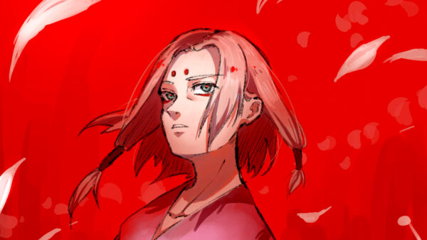 Wallpaper Background, Red, Naruto, Kimimaro