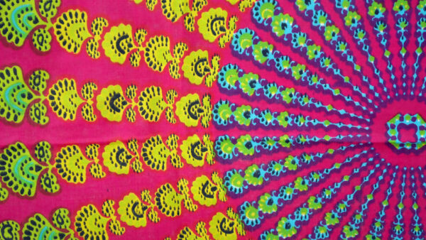Wallpaper Pink, Design, Hippie, Yellow, Green