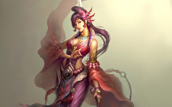 Wallpaper Taoist, Female