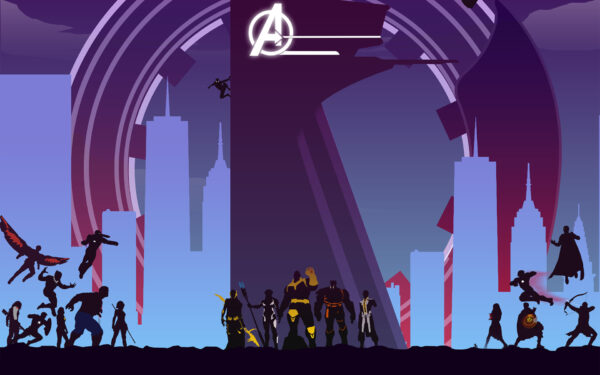 Wallpaper Avengers, War, Minimal, Artwork, Infinity