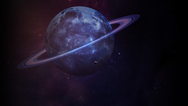 Wallpaper Dark, Planet, Saturn