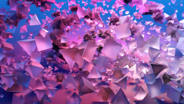 Wallpaper Mobile, Pink, Desktop, Abstract, Shapes, Frosty, Background, Gradient