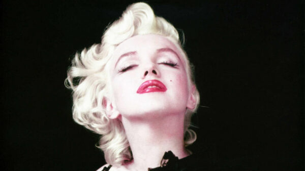Wallpaper Background, Closing, Head, Desktop, Marilyn, Celebrities, Eyes, Monroe, With, Tilting, Black, Upwards