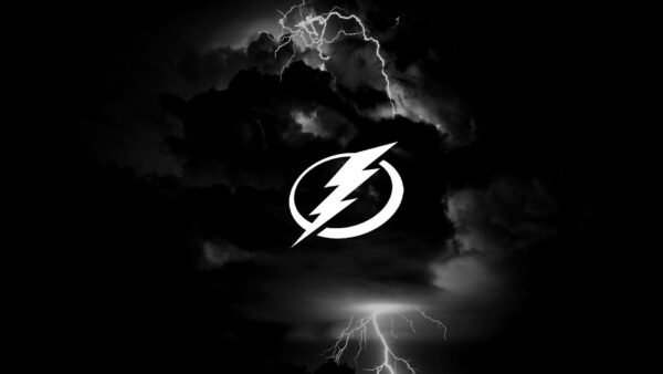 Wallpaper Lightning, Background, Logo, And, With, Tampa, Bay, Clouds, Dark