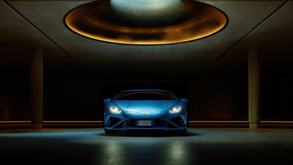 Wallpaper Supercar, Cars, Lamborghini, Blue, Evo, Sport, Huracan