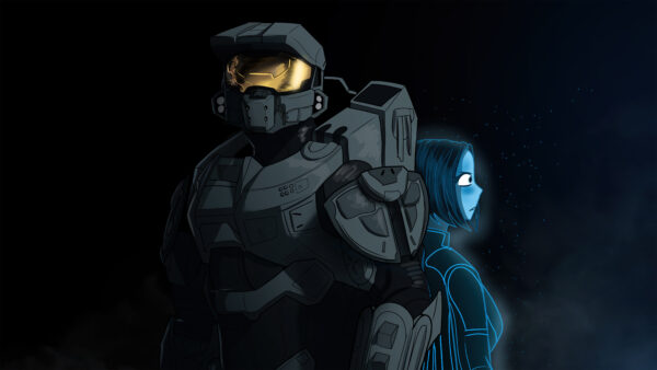 Wallpaper Chief, Cortana, Guardians, Halo, Master