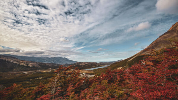 Wallpaper Under, Mountains, Nature, Sky, White, View, Landscape, Desktop, Trees, Clouds, Mobile