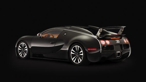 Wallpaper Veyron, Sport, Noir, Bugatti, Cars, Sang, Supercar, Black