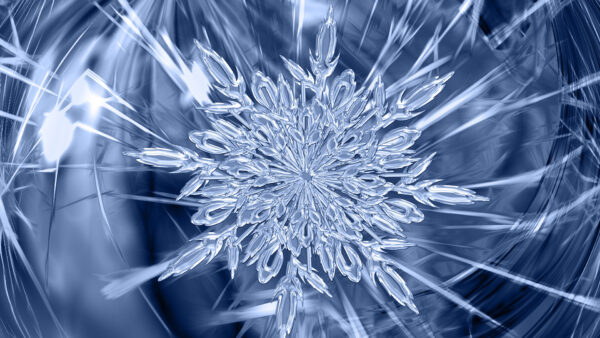 Wallpaper Desktop, Snowflake, Artistic, Ice