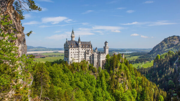 Wallpaper Germany, Southwest, Bavaria, Travel, Neuschwanstein, Castle, Hohenschwangau