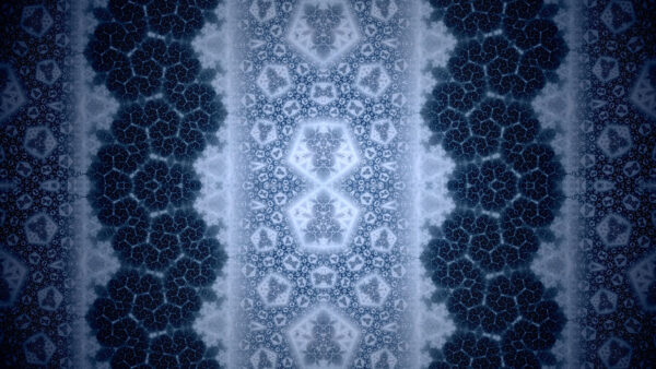 Wallpaper Abstract, Shapes, Fractal, Blue, White, Glow