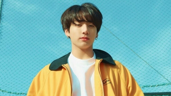 Wallpaper Standing, Sky, Overcoat, Yellow, Background, White, Blue, BTS, Jungkook, T-Shirt, Wearing