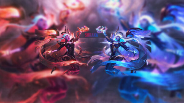 Wallpaper League, Desktop, Art, Games, Soraka, Legends