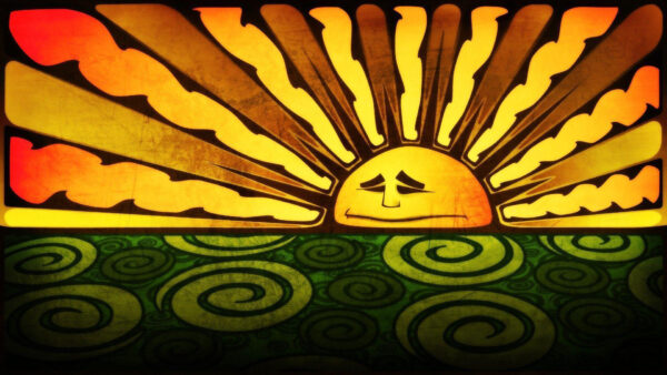 Wallpaper Sun, Trippy, Sad, Art, Desktop