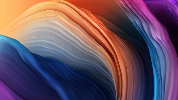 Wallpaper Abstract, Glow, Lines, Abstraction, Destkop, Desktop, Waves, Colorful, Mobile