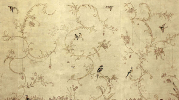 Wallpaper Chinoiserie, Color, Light, Background, WALL, Sandal