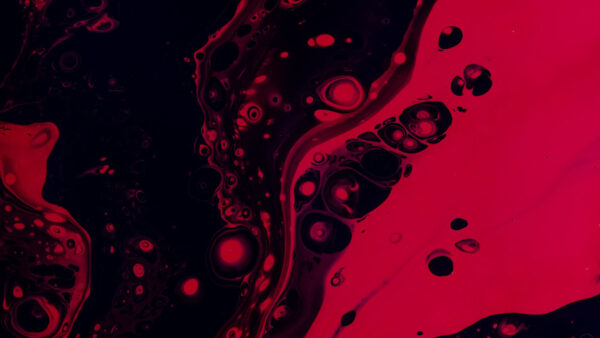 Wallpaper Red, Desktop, Black, Paint, Abstract, Spots, Stains