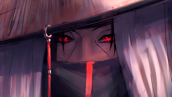 Wallpaper Red, Eyes, Uchiha, Naruto, Itachi