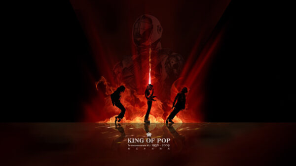 Wallpaper Desktop, Fire, With, Background, And, Michael, Image, Jackson