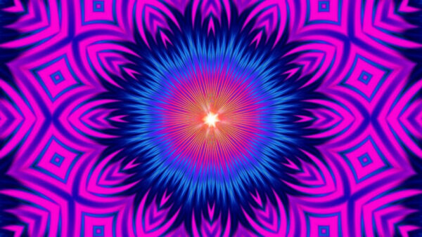 Wallpaper Trippy, Abstraction, Shapes, Abstract, Pink, Dark, Blue