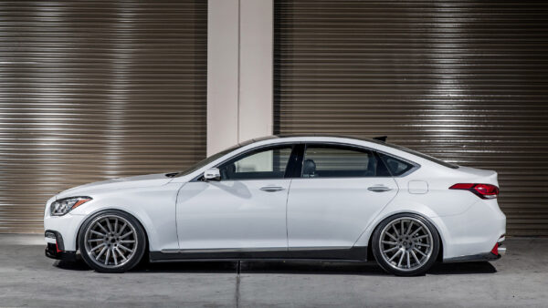 Wallpaper Hyundai, Genesis, Sedan, Desktop, White, Car, Cars