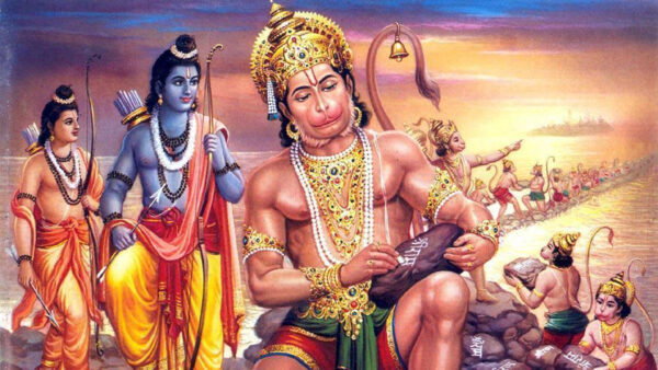 Wallpaper Lakshman, Hanuman, Ram