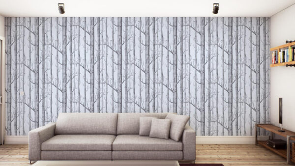 Wallpaper Cropped, Woods, WALL, Desktop, Design, Cole, And, Couch, With, Son