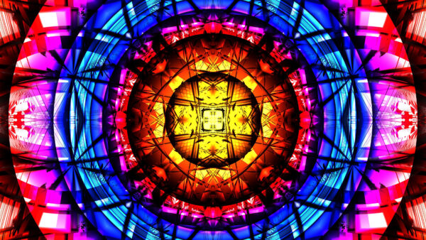Wallpaper Circles, Desktop, Abstraction, Abstract, Colorful, Mobile, Fractal, Art