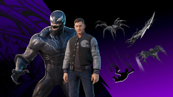 Wallpaper Brock, Venom, Eddie, Fortnite