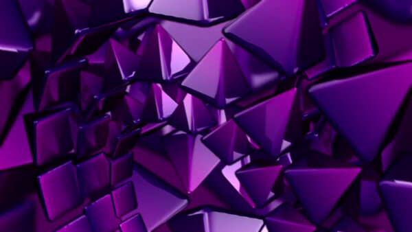 Wallpaper Pyramids, Shapes, Purple, Aesthetic, Triangle