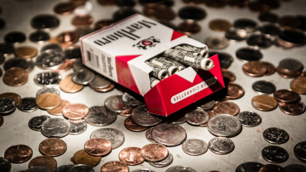 Wallpaper Cigarette, Coins, With, Around, Box, Desktop, Currencies, Money