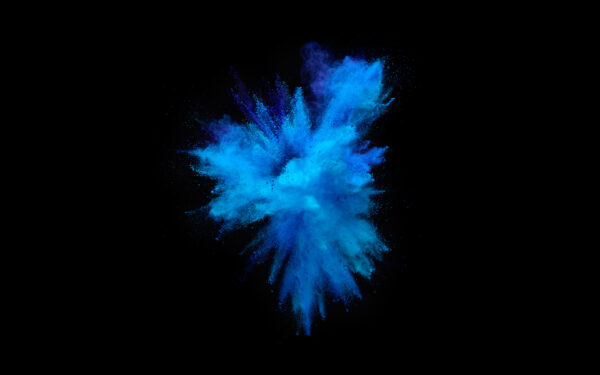 Wallpaper Explosion, Blue