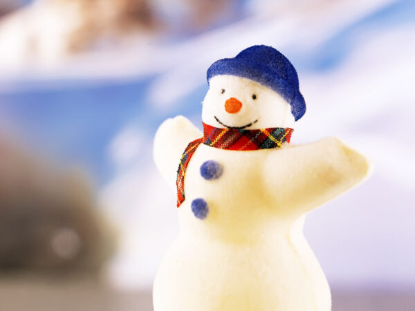 Wallpaper Snowman, Christmas, Happy