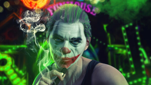 Wallpaper Cool, Joker, Smoker