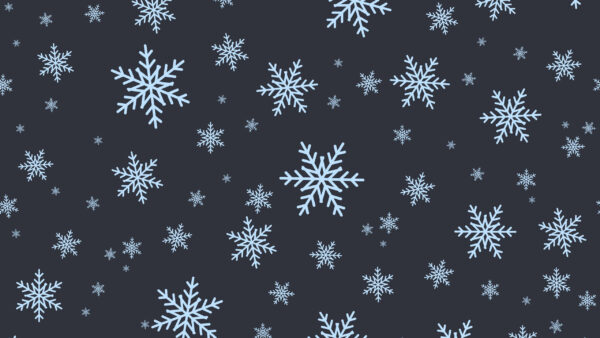 Wallpaper Pattern, Abstract, Snowflake