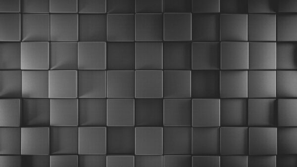 Wallpaper Cubes, Abstract, Square, Black