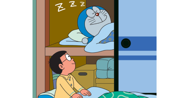 Wallpaper Cupboard, Doraemon, Lying, Desktop