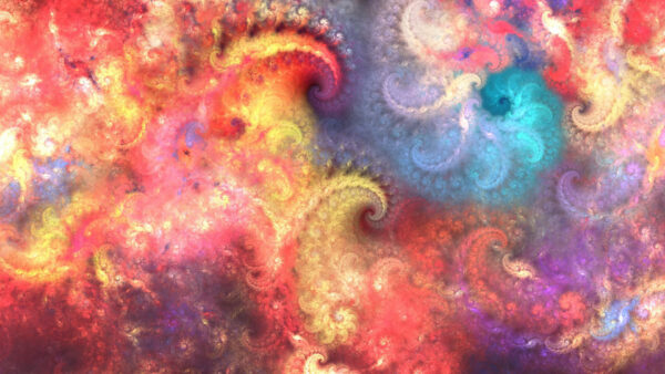 Wallpaper Background, Desktop, Multicolored, Abstract, Fractal, Pattern