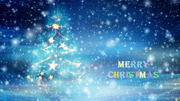 Wallpaper Merry, With, Word, Tree, Desktop, Christmas