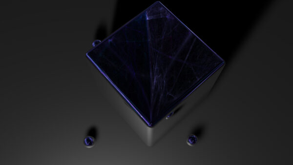 Wallpaper Cube, Purple, Abstract