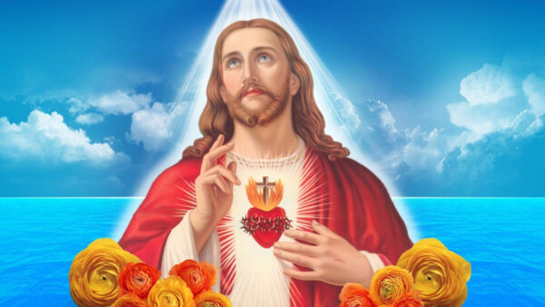 Wallpaper Water, Sky, Background, Blue, Jesus