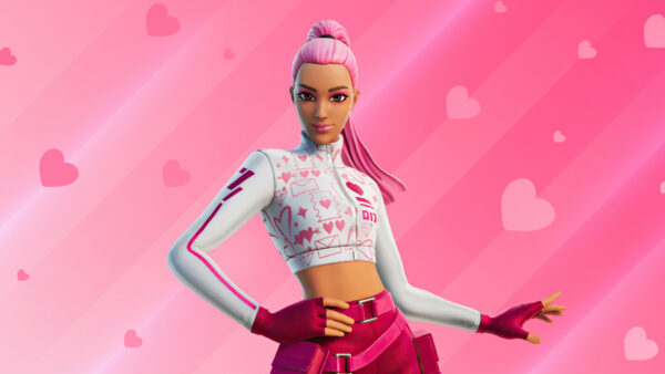 Wallpaper Skin, Pink, Kyra, Fortnite