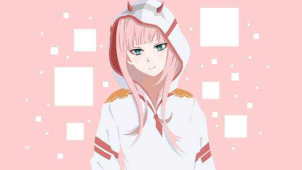 Wallpaper Darling, FranXX, Background, The, Green, Zero, Two, Eyes, Pink