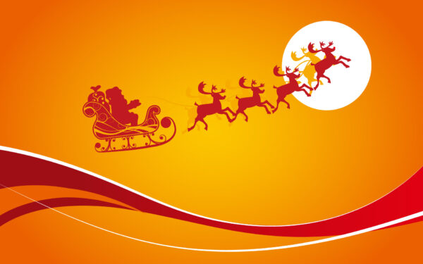 Wallpaper Santa, Claus, Gifts, With