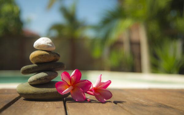 Wallpaper Flowers, Stones