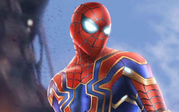 Wallpaper Spider-man, Armor, Infinity, War