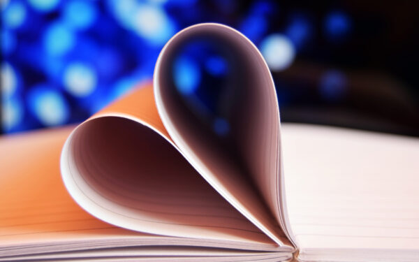 Wallpaper Notebook, Love, Heart, Pages